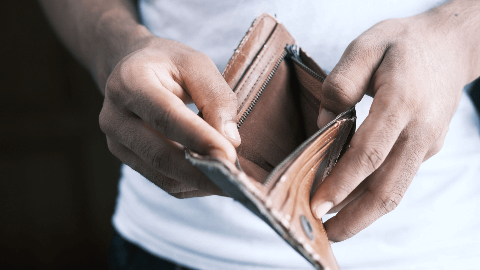 An empty wallet